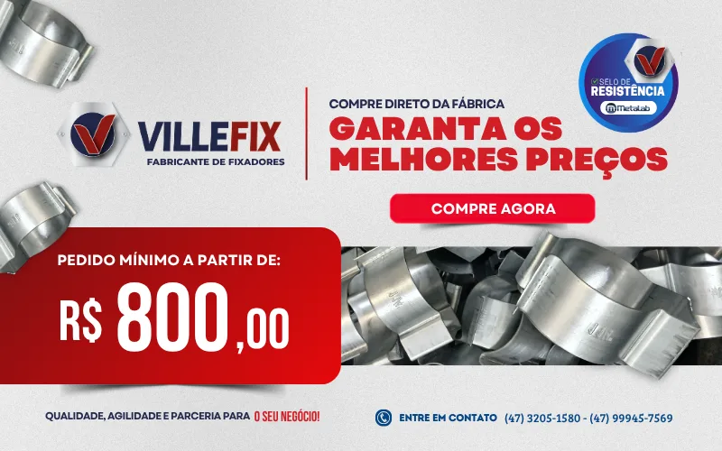 Oferta exclusiva: Abraçadeira Chaveta 3/4" — compre direto da fábrica